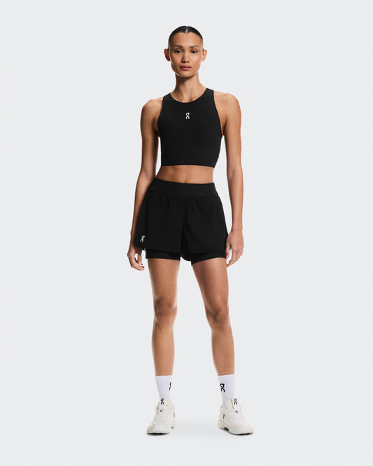Women's Court Crop Top Black - US 1802
