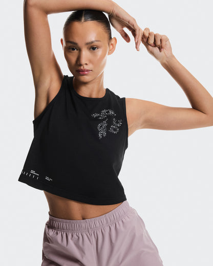 Women's On Run Tank Black - US 3358