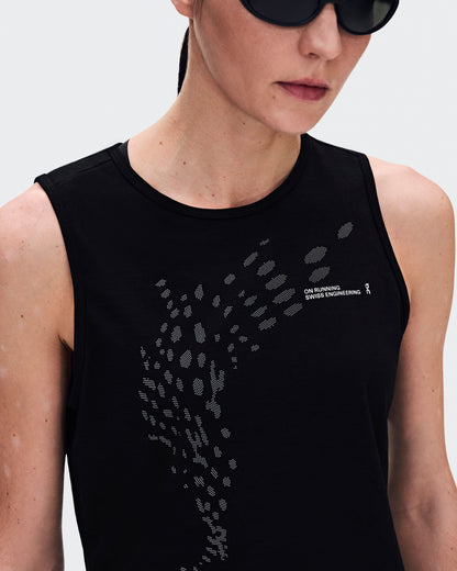 Women's On Run Tank Black - US 1463