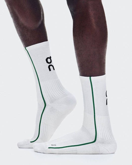 Court Sock High White | Neem - US 7412