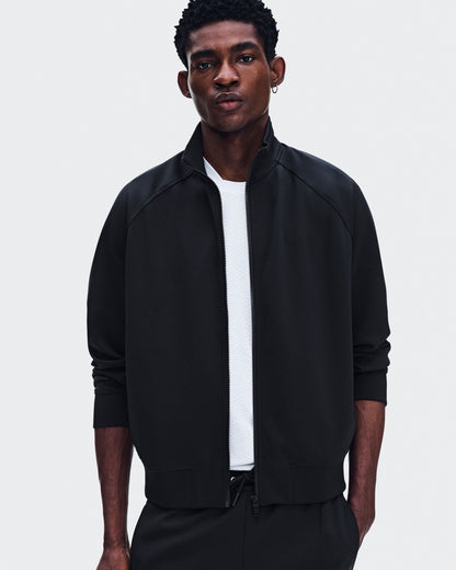 Men's Courtside Full-Zip Black - US 1378