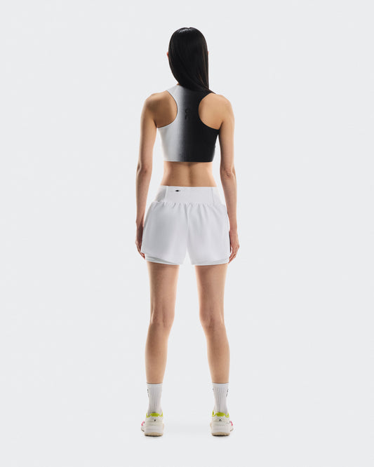 Women's Court Crop Top Black | White - US 1247