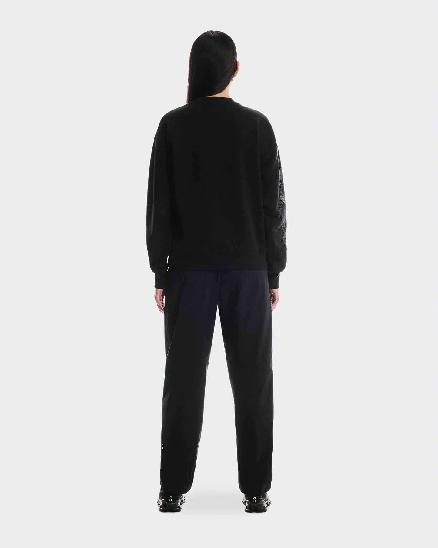 Women's Club Crew Graphic Black | Olive - US 0599