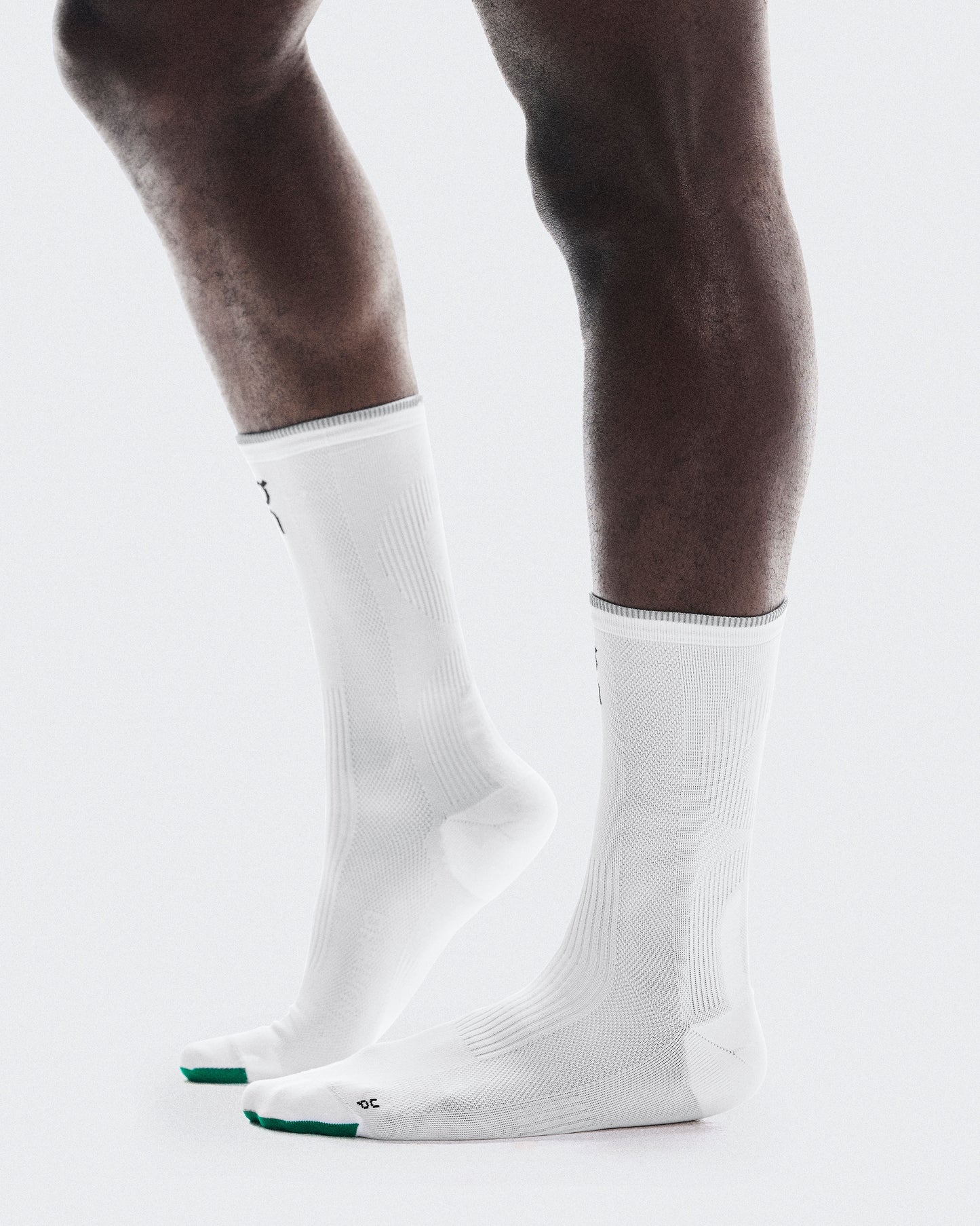 Elite Run Sock High White | Ivory - US 9530