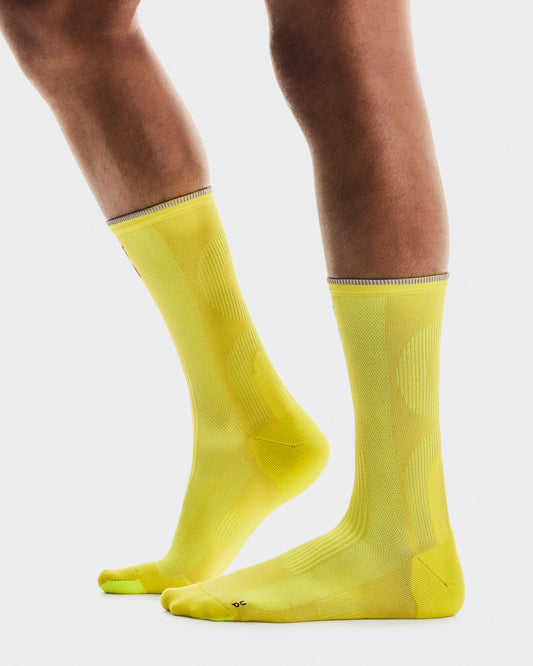 Elite Run Sock High Lime - US 4009