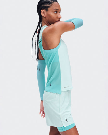 Women's Performance Tank Flurry | Aquamarine - US 0017