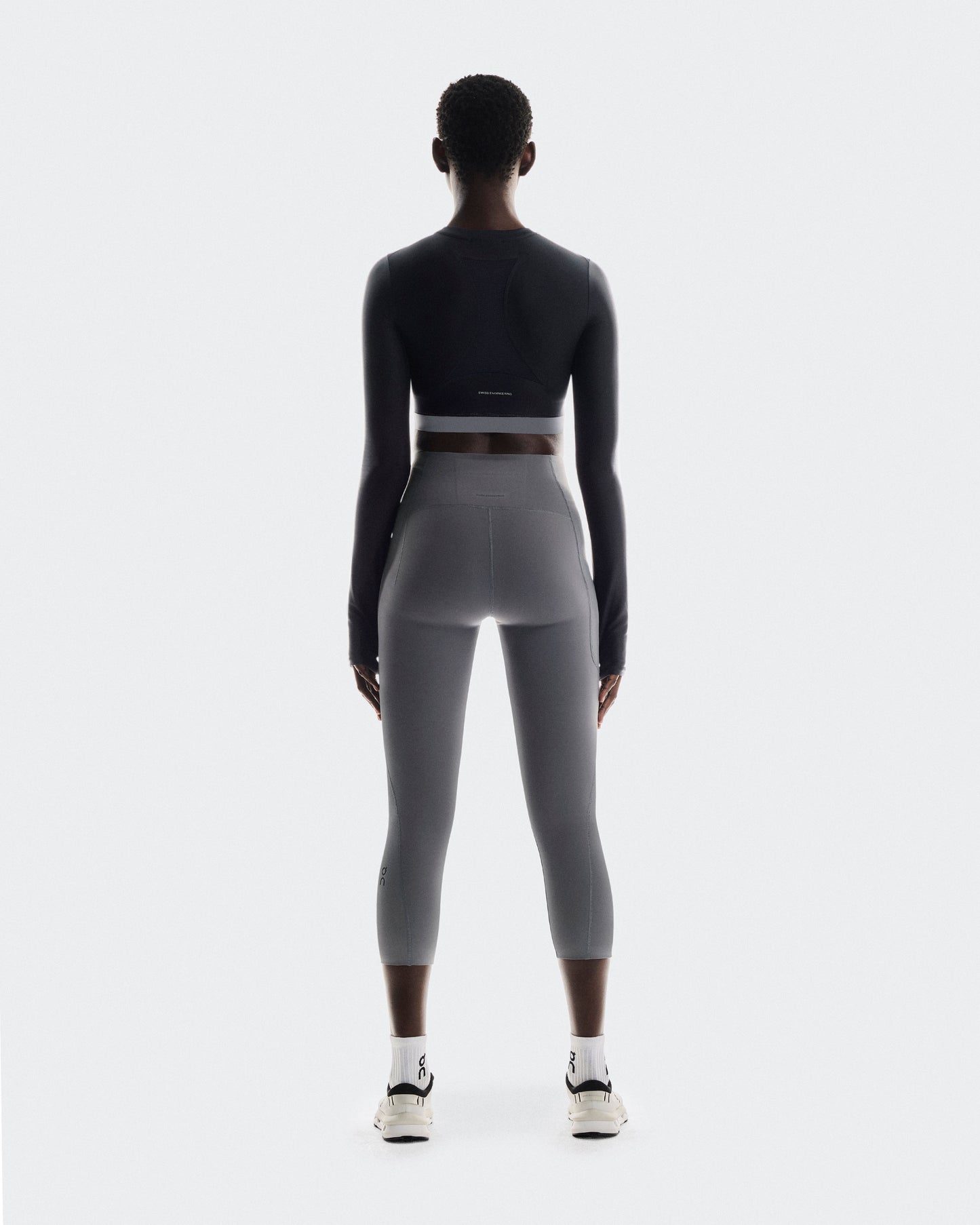 Women's Train Long Sleeve Crop Black - US 8607