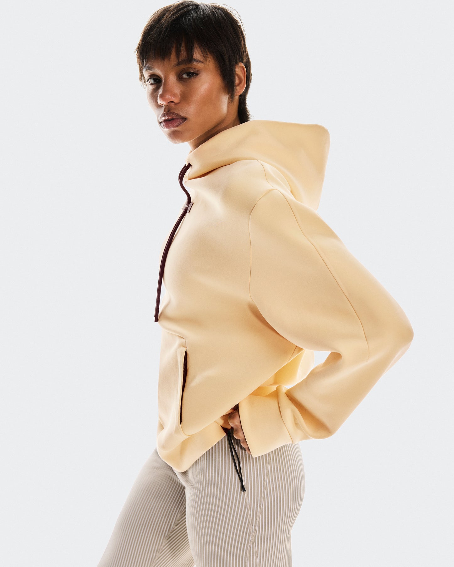 Women's Focus Tech Hoodie Mineral - US 7456