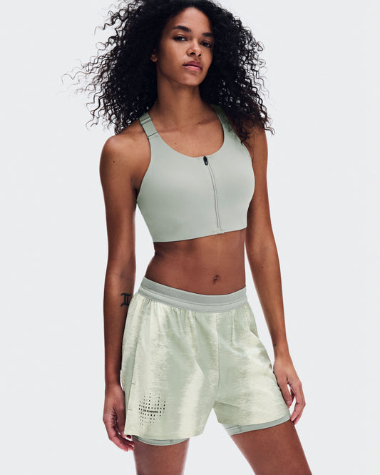 Women's Performance Shorts Terra Seedling | Tin - US 4116