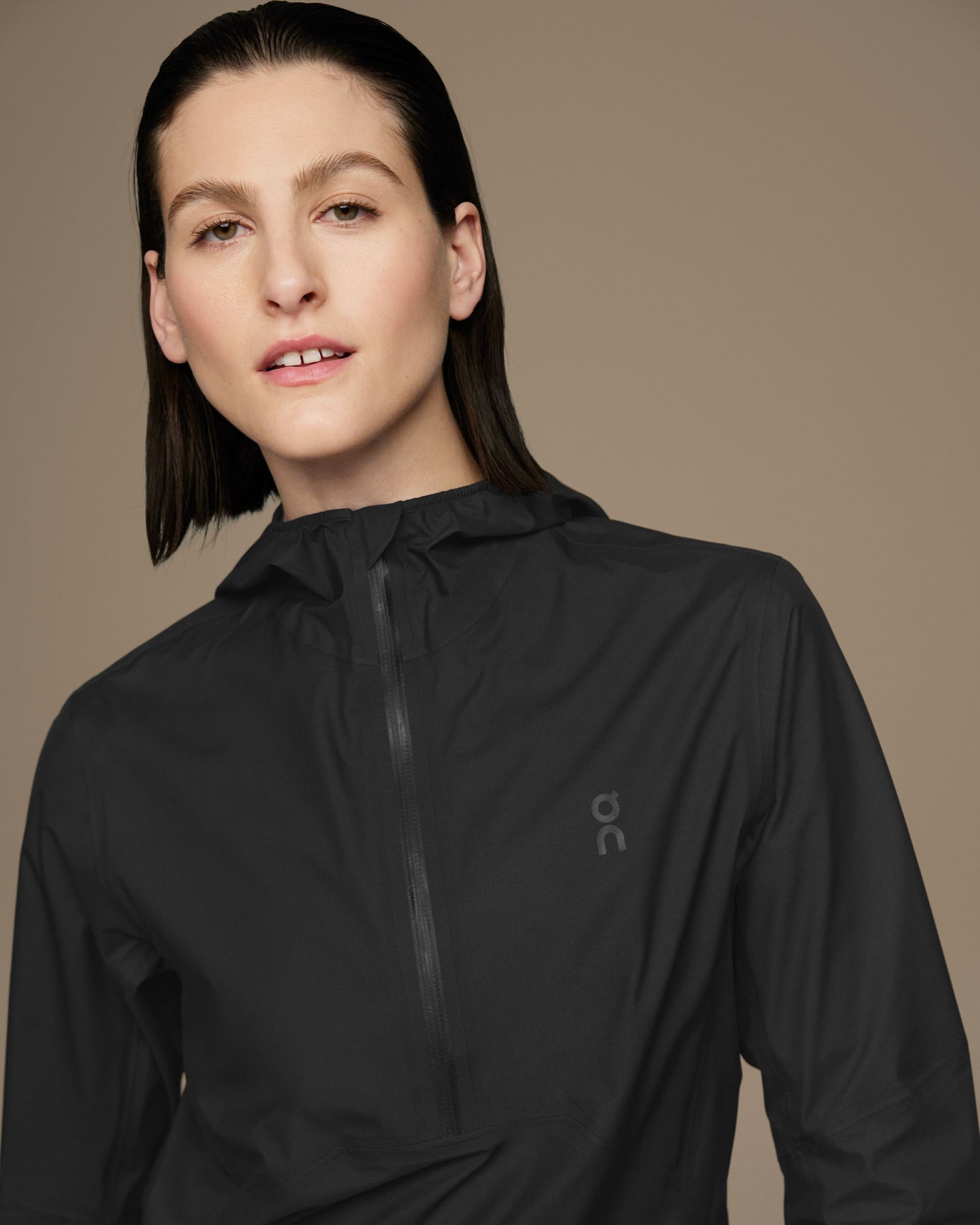 Women's Waterproof Anorak Black - US 6220