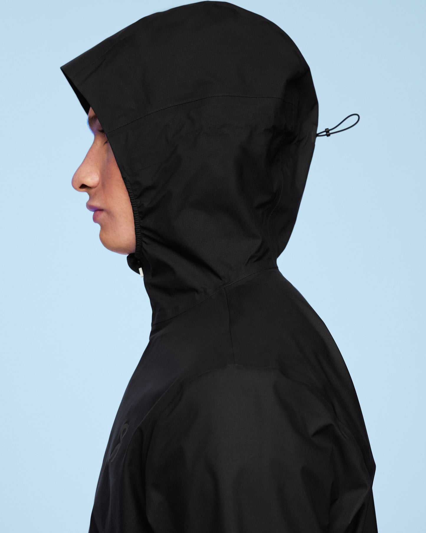 Men's Waterproof Anorak Black - US 2572