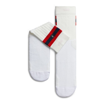 Women's Tennis Sock White | Red - US 3077