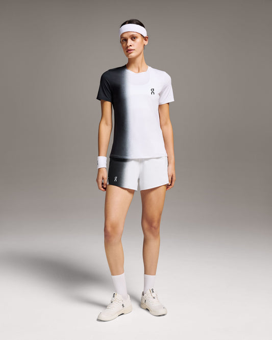 Women's Court Shorts Black | White - US 6408