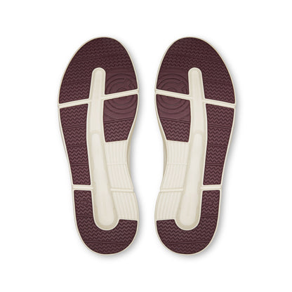 Women's THE ROGER Centre Court Ivory | Maroon - US 4901