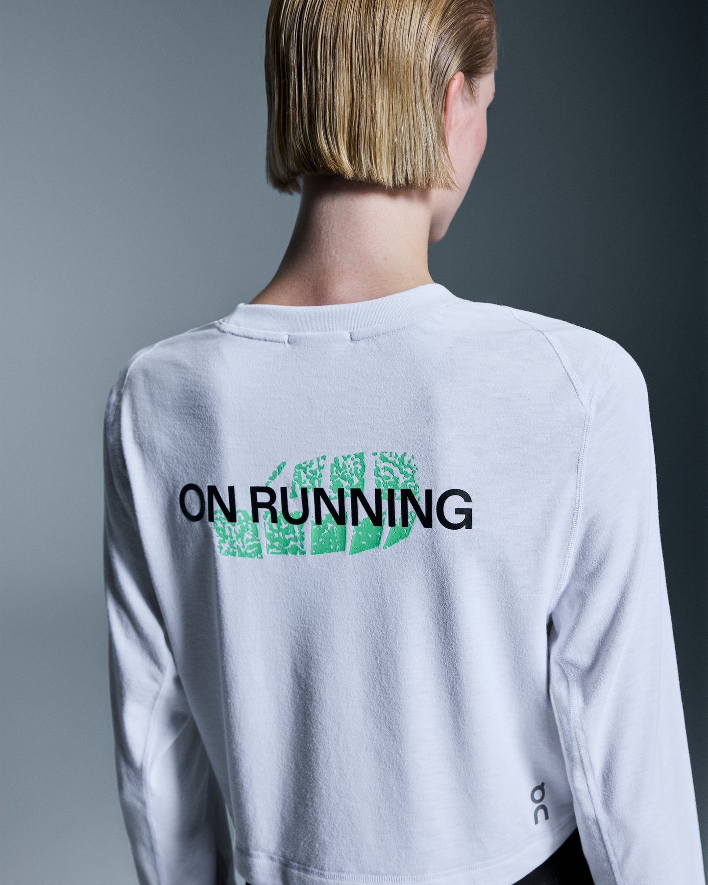 Women's Train Long-T Crop Graphic White - US 9254