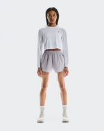 Women's Train Long-T Crop Graphic White - US 6582