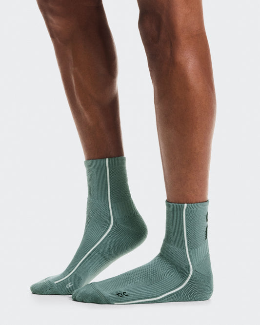 Court Sock Mid Tide | Ivory - US 9646