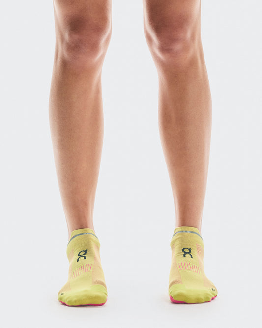 Elite Run Sock Low Limelight | Pink - US 7071