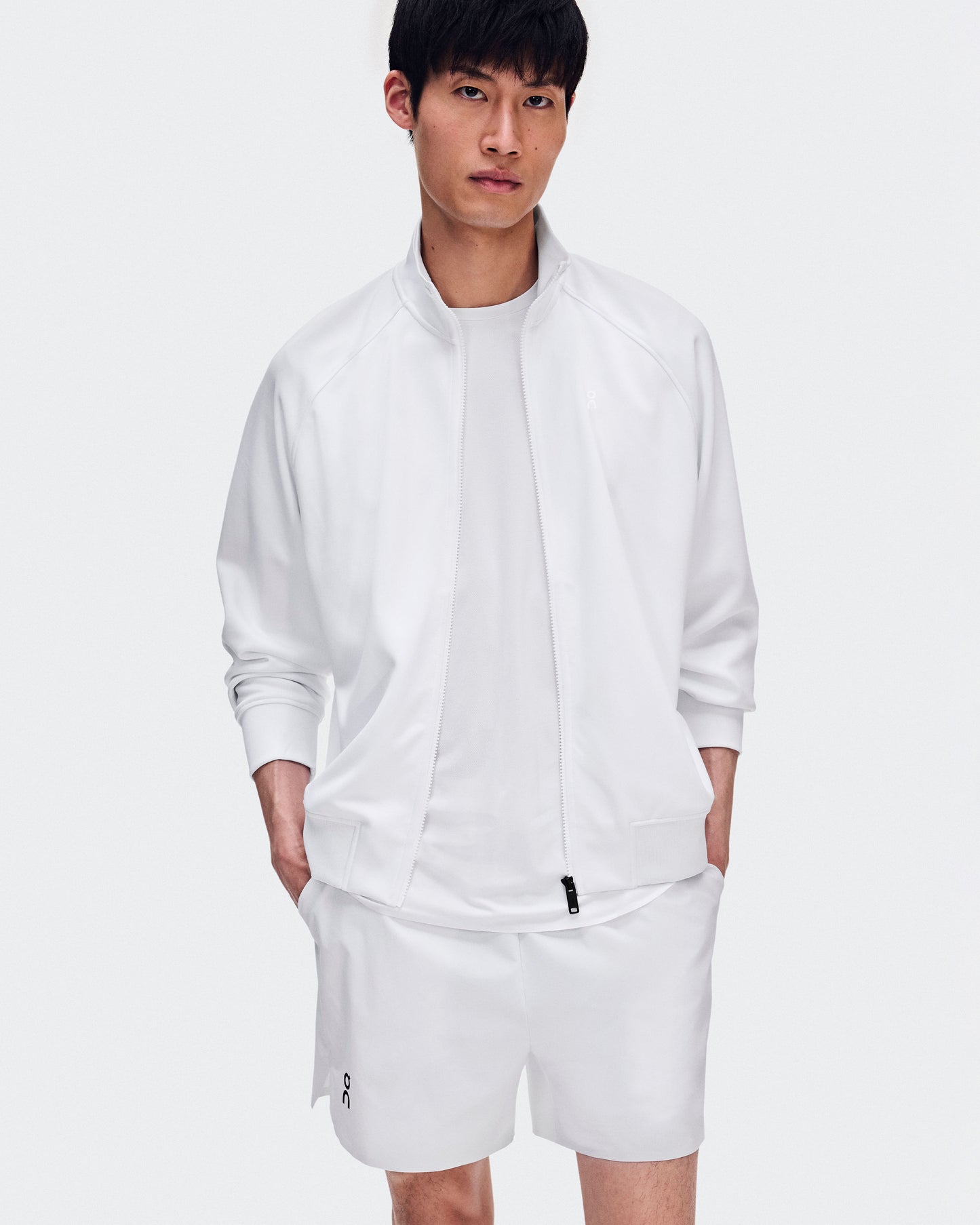 Men's Courtside Full Zip LDN White - US 4573