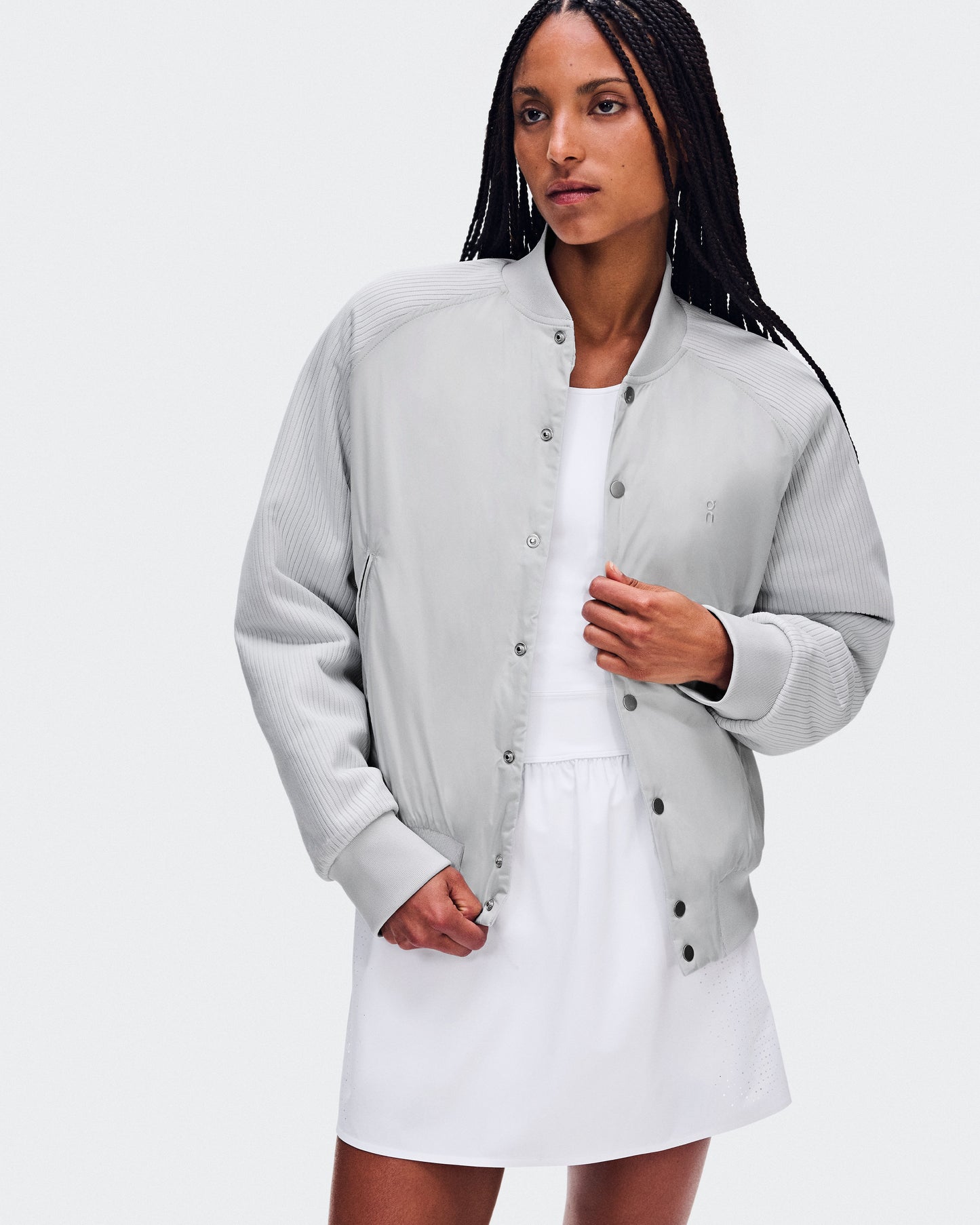 Women's Courtside Bomber Glacier - US 4856