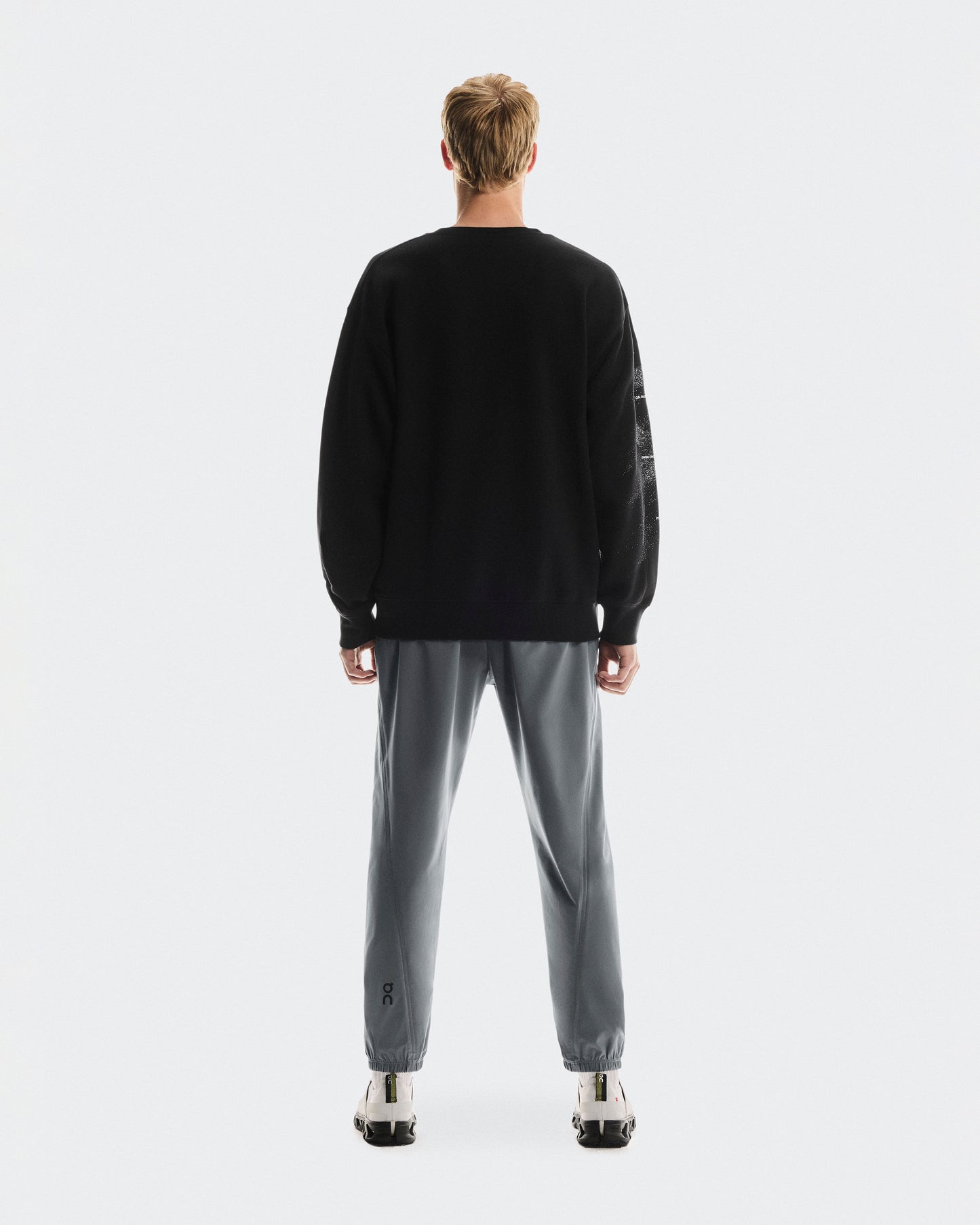 Men's Club Crew Graphic Black | Olive - US 4771