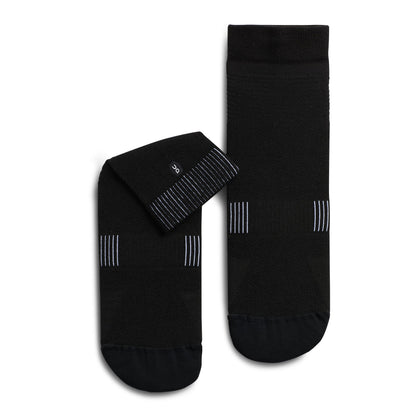 Men's Ultralight Mid Sock Black | White - US 8220