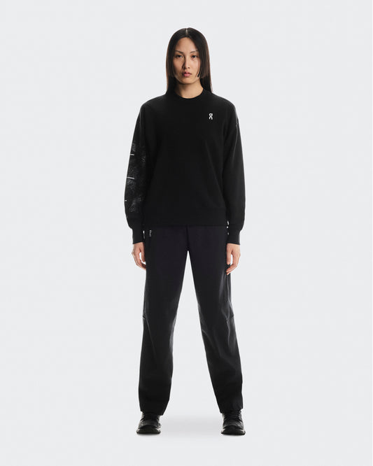Women's Club Crew Graphic Black | Olive - US 0599