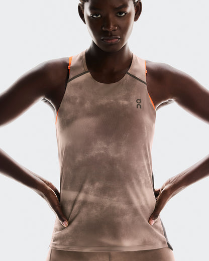 Women's Performance Tank AOP Cinder | Black - US 9712