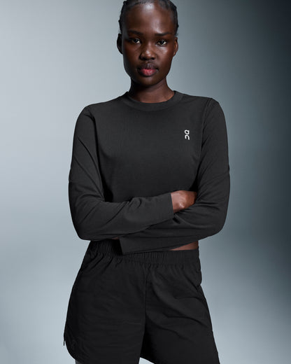 Women's Active Long-T Crop Black - US 6365