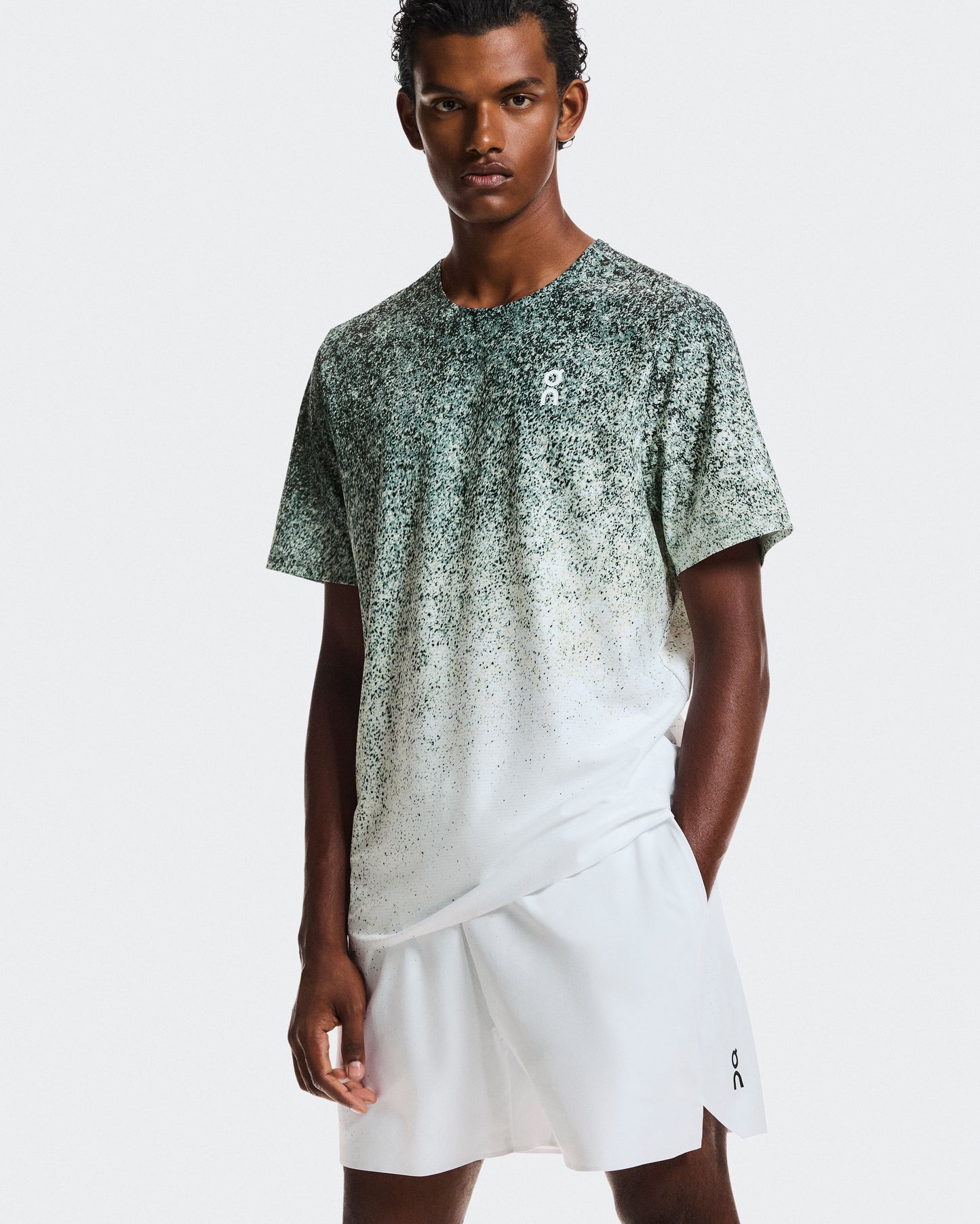 Men's 5" Court Shorts Fade Mineral | White - US 1510