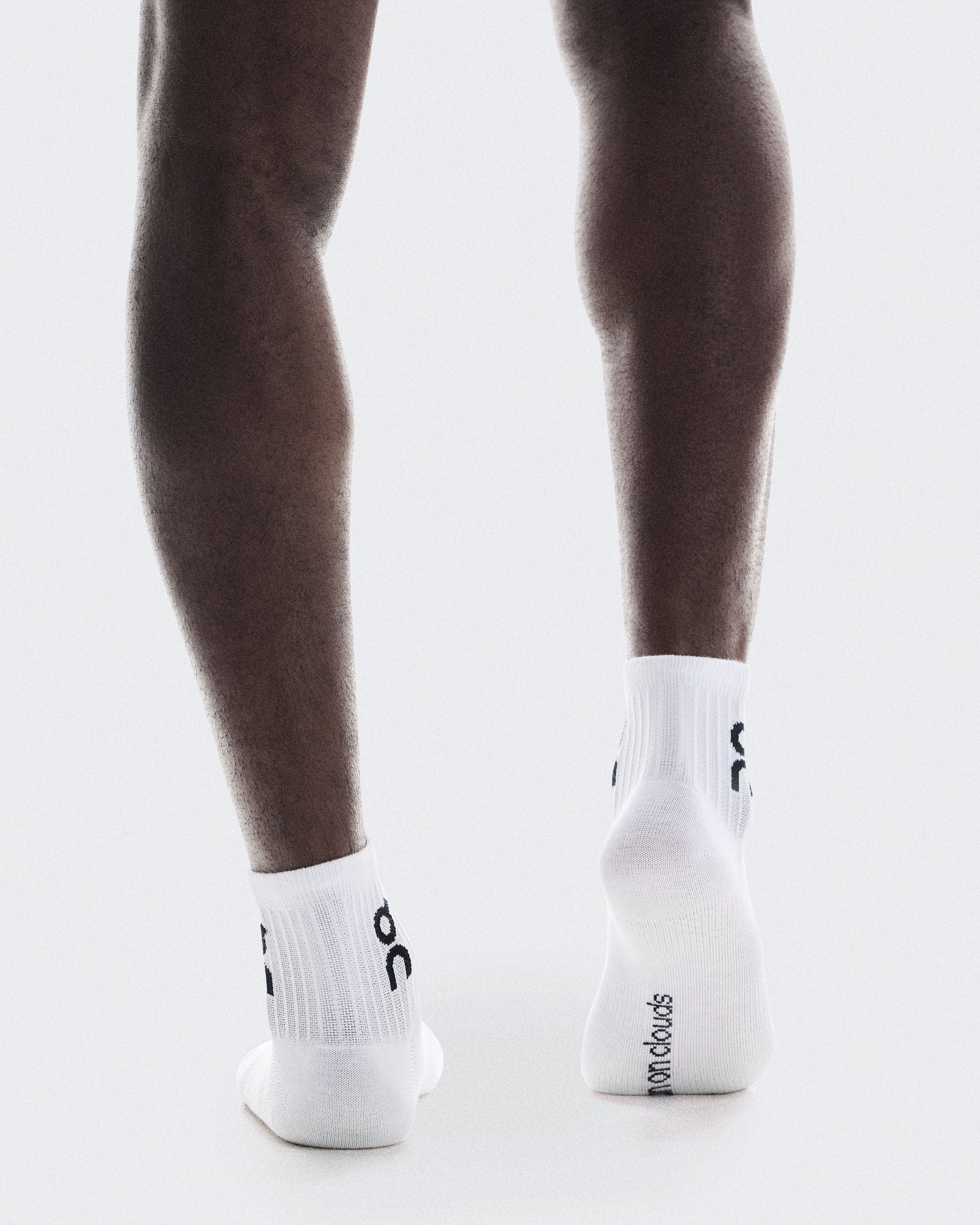 Logo Sock Mid 3P White - US 0691