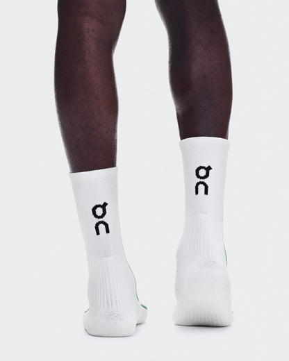 Court Sock High White | Neem - US 7412