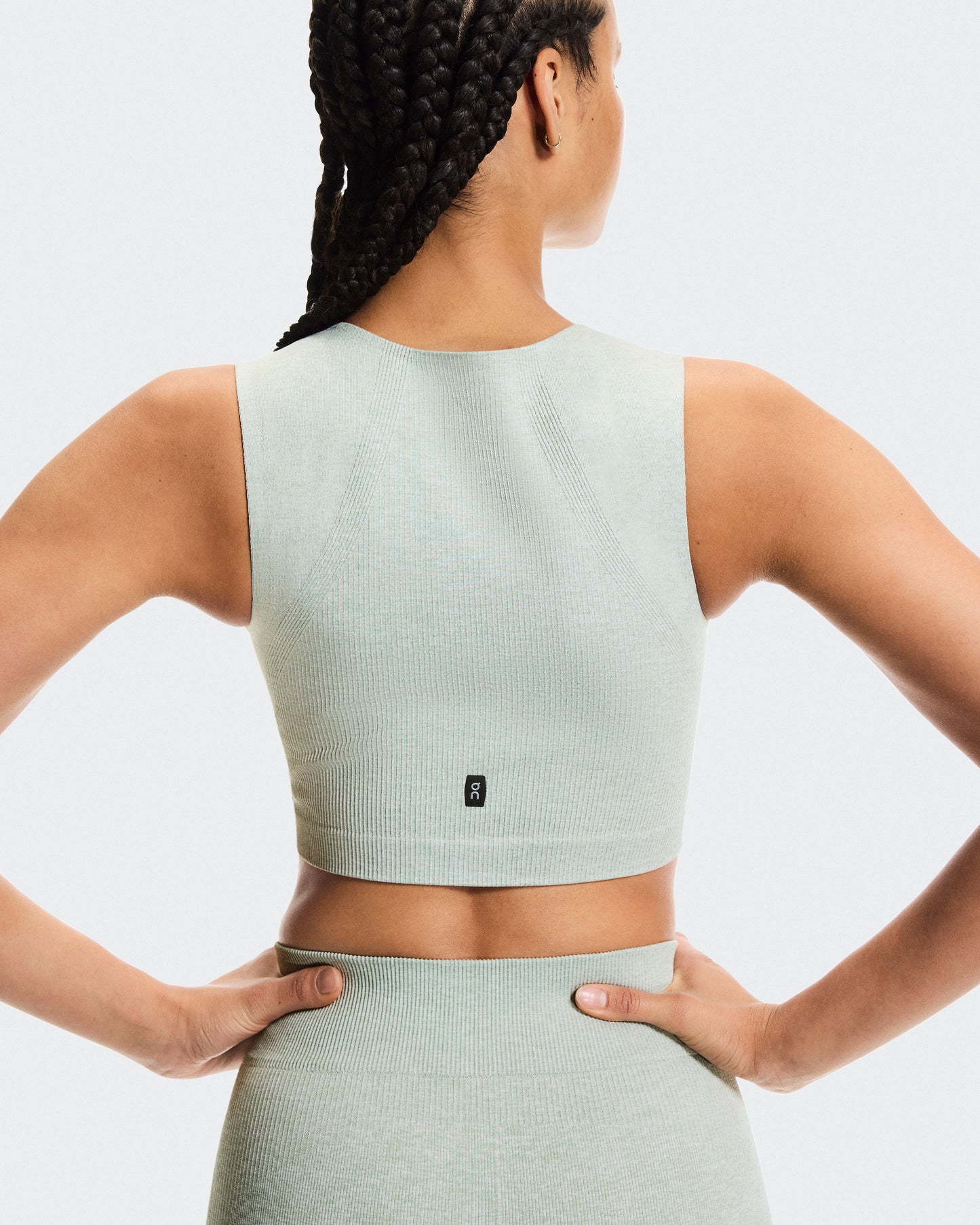 Women's Studio Knit Crop Mineral Heather - US 0059