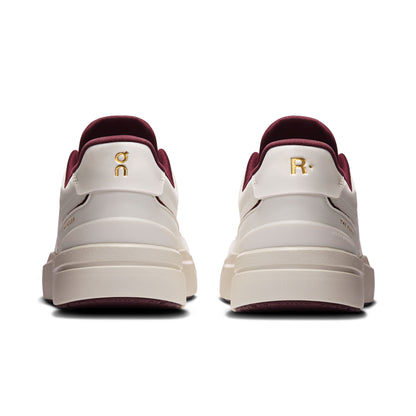 Women's THE ROGER Centre Court Ivory | Maroon - US 4901