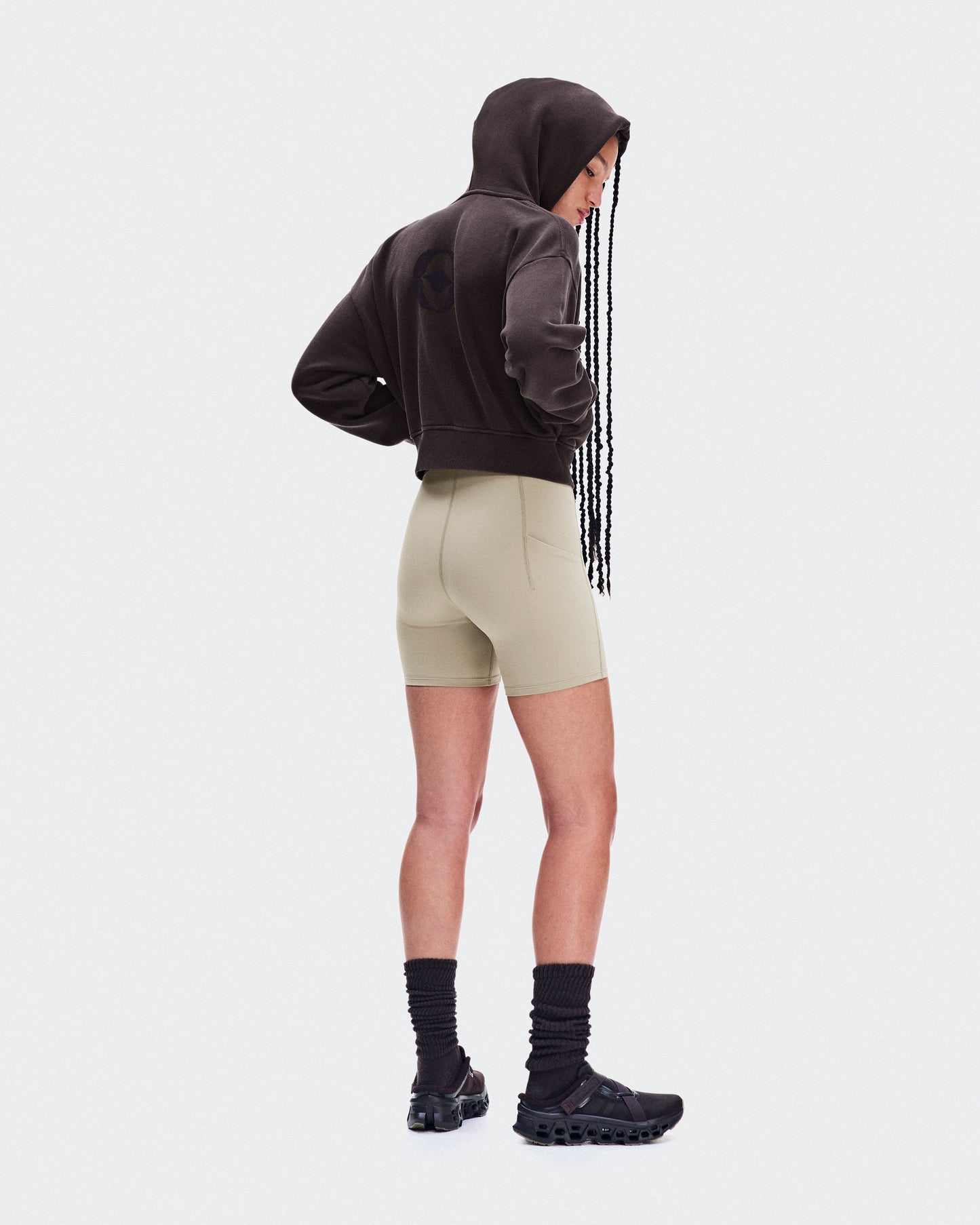 Women's Club Collective Full Zip Hoodie FKA Espresso - US 5328
