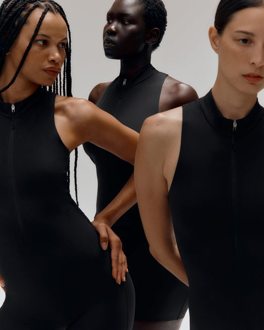 Women's Studio Bodysuit Black - US 9386