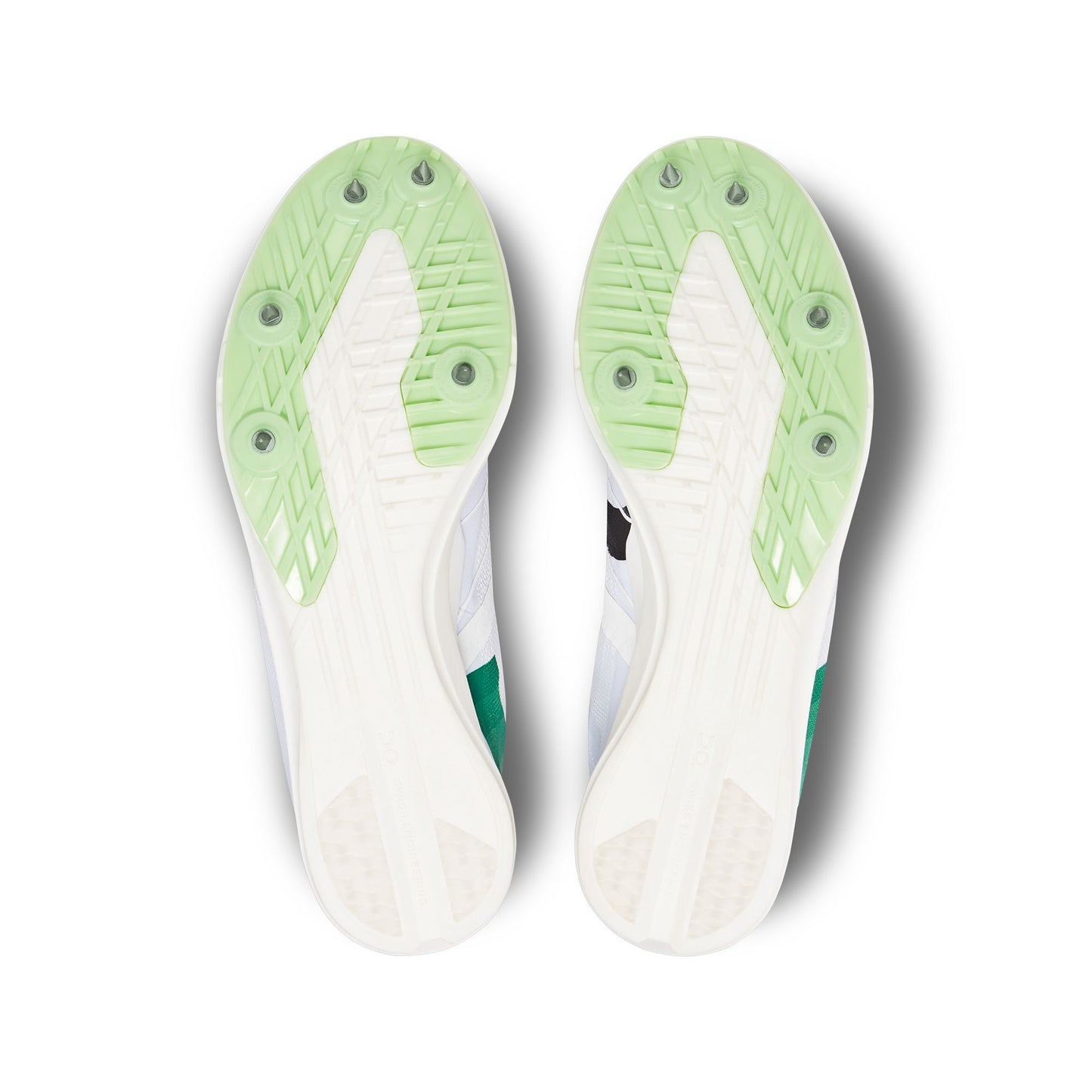 Men's Cloudspike 1500m Undyed-White | Mint - US 4327