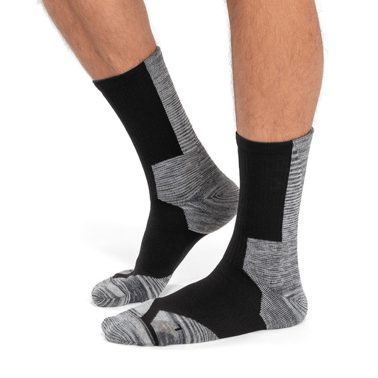 Men's Explorer Merino Sock Black | Glacier - US 0899
