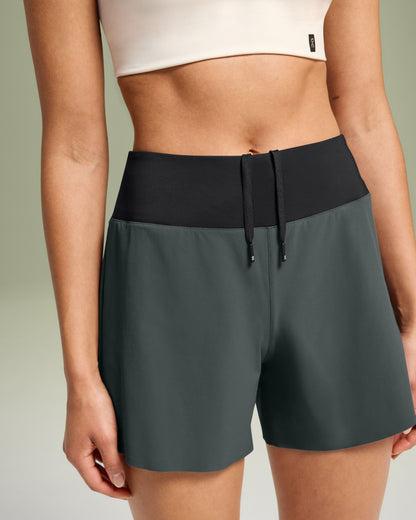 Women's 5" Running Shorts Lead | Black - US 3140