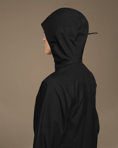Women's Waterproof Anorak Black - US 6220