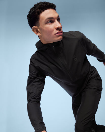 Men's Waterproof Anorak Black - US 2572